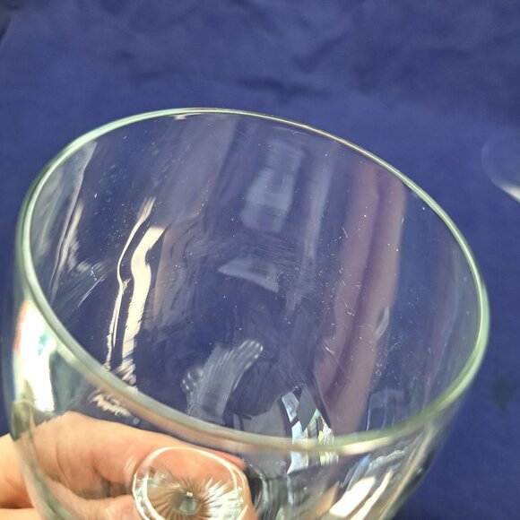 Vintage Twisted Stem Clear Glass Water Goblet - Picture 12 of 15